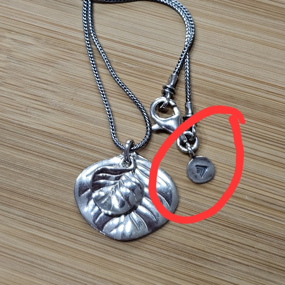 Silpada Leaf Necklace 925 Silver - Picture 6 of 7